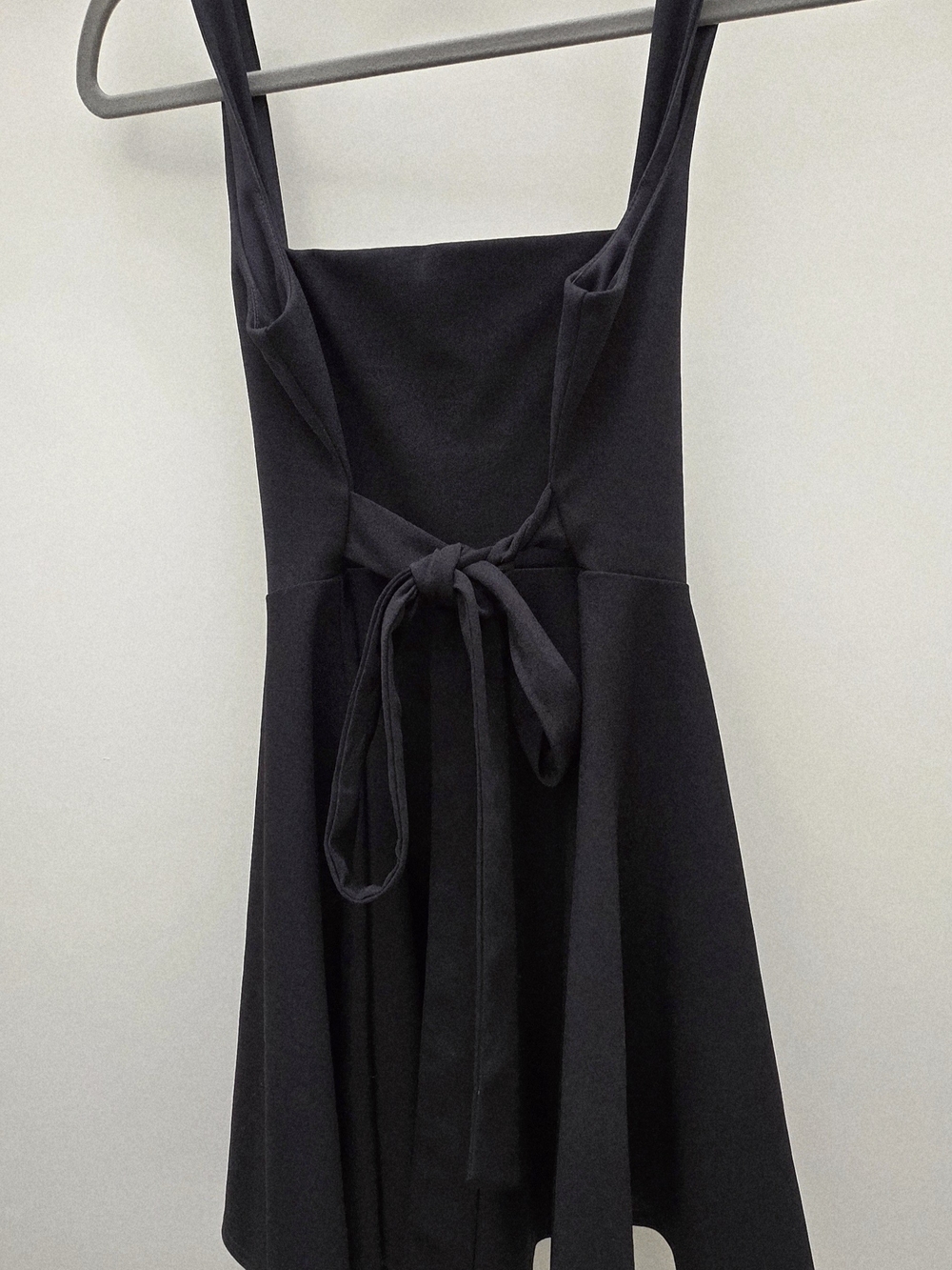 Lucy in the Sky Black Square-Neck Fit & Flare Mini Dress - Picture 3 of 6